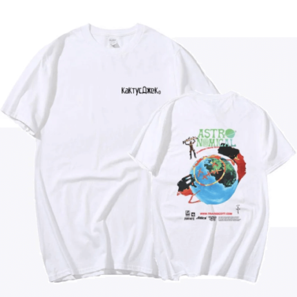 Astro Nomical Travis Scott White T-Shirt