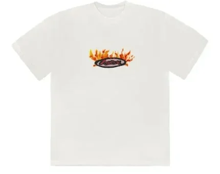 Travis Scott Cactus Jack Flame T-shirt