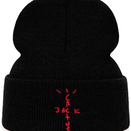 Cactus Jack Black Premium Beanie