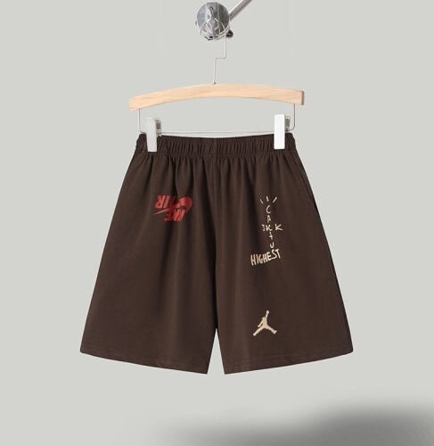 Cactus Jack Nike Brown Jordan Shorts-min